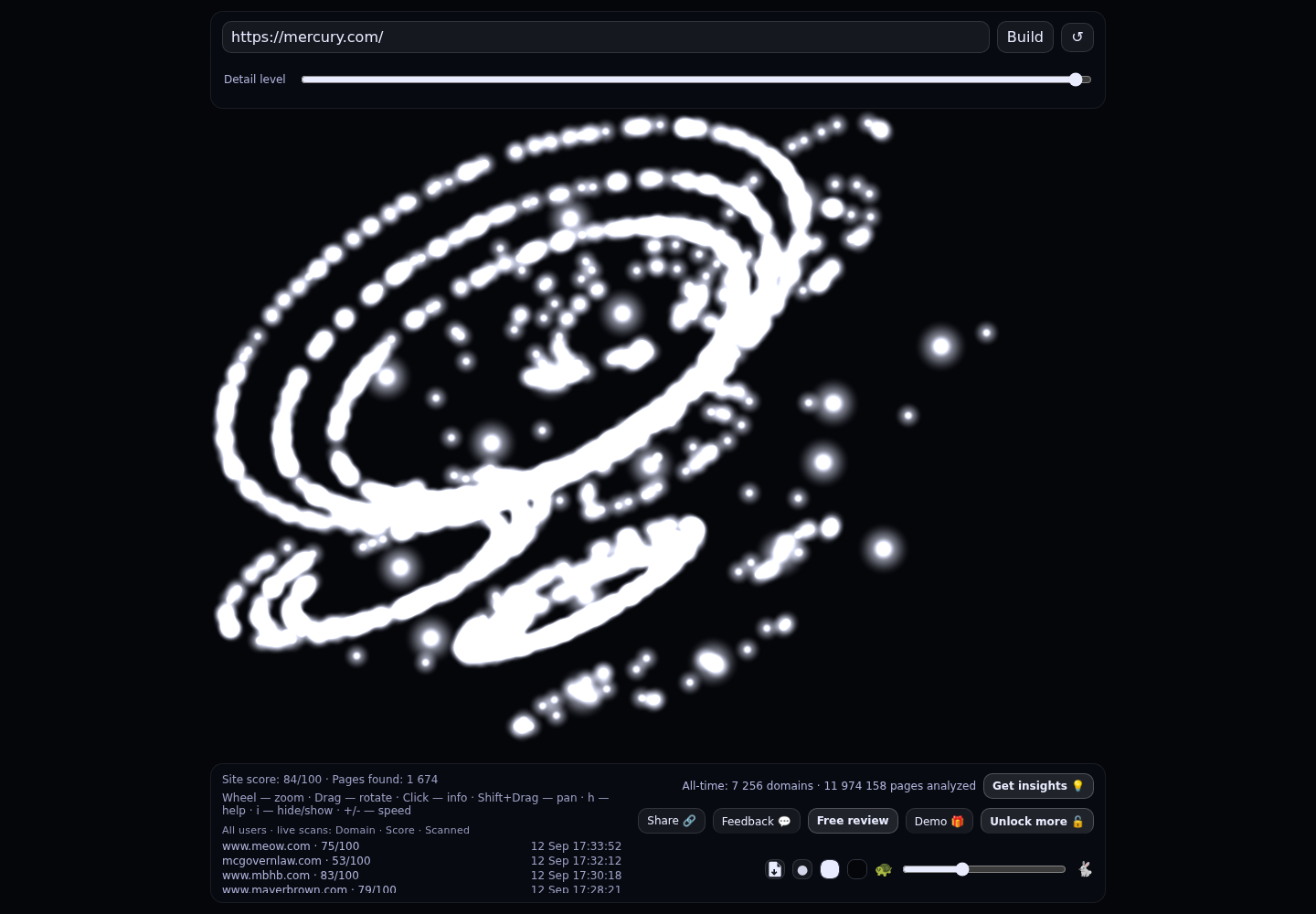 Mercury &middot; RADAR_GRAPH