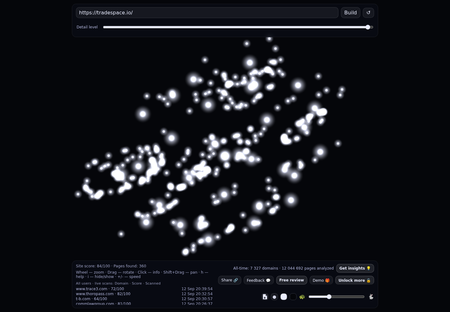 Tradespace &middot; RADAR_GRAPH