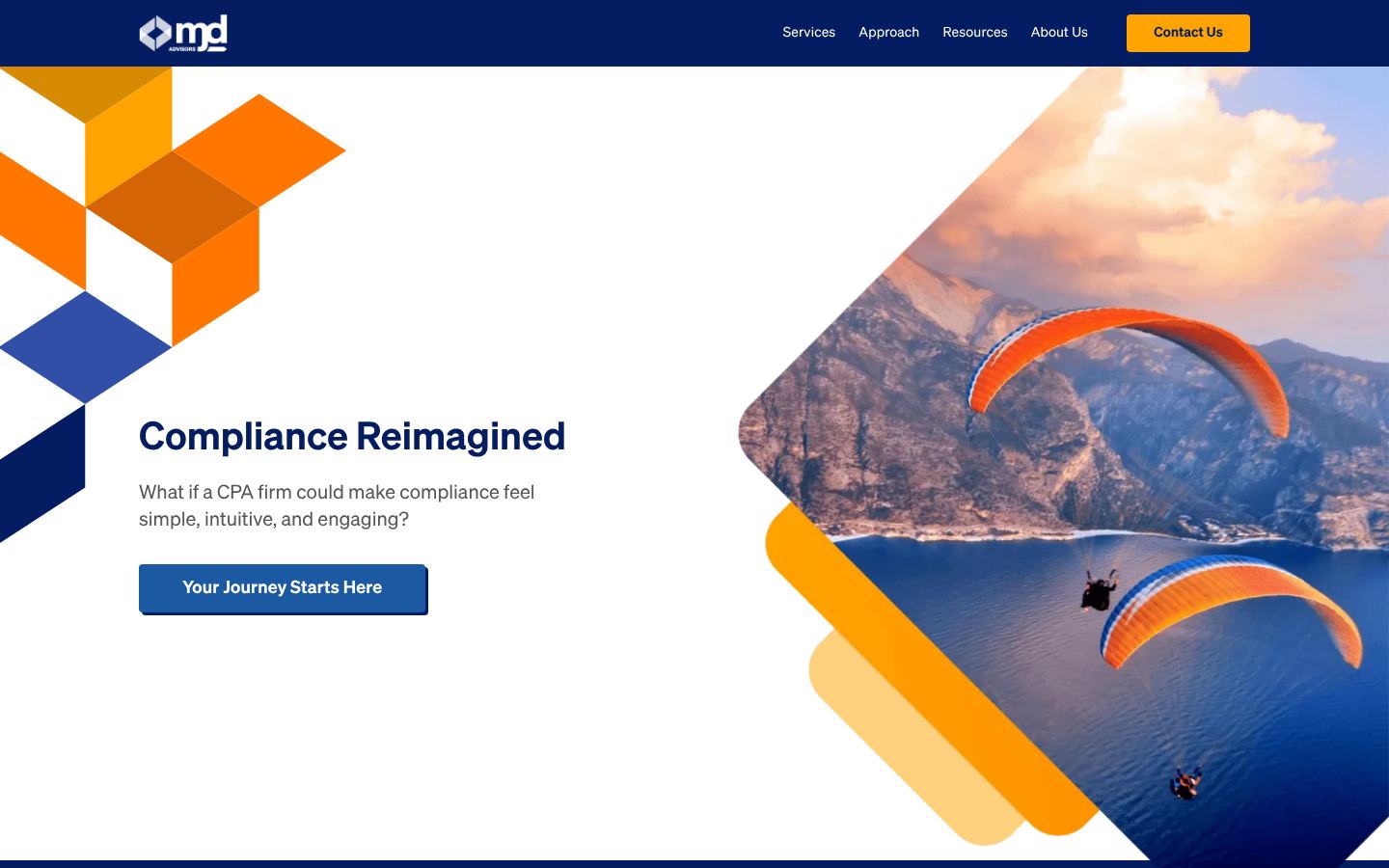 MJD Advisors &middot; HOMEPAGE_SCREENSHOT