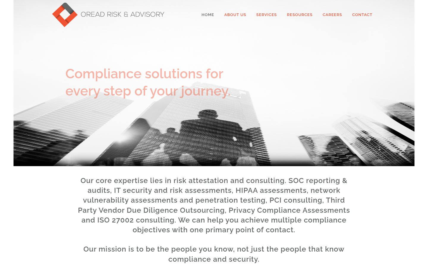Oread Risk and Advisory &middot; HOMEPAGE_SCREENSHOT