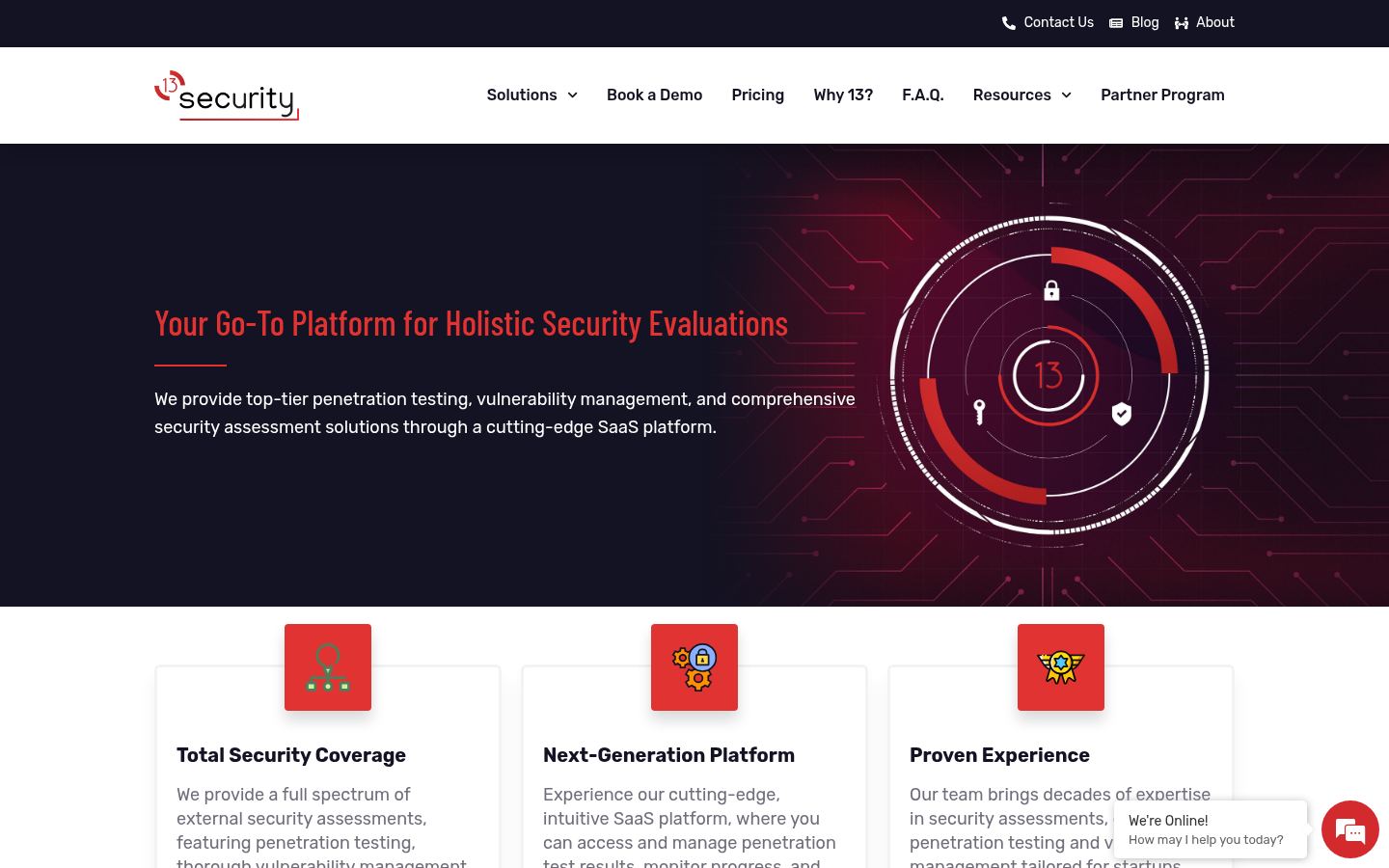 13 Security &middot; HOMEPAGE_SCREENSHOT