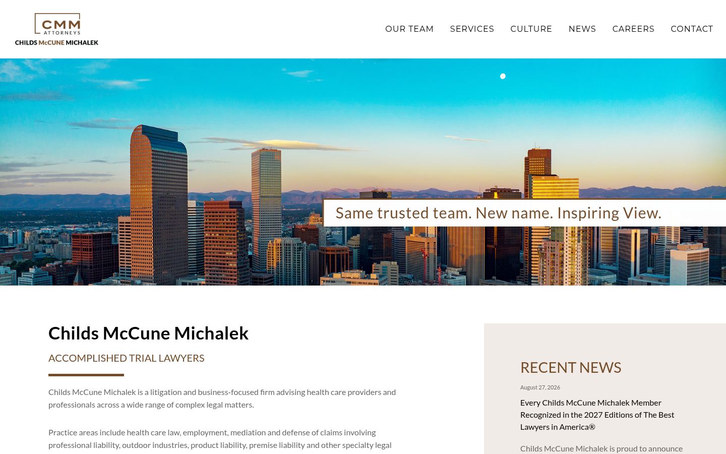 Childs McCune Michalek LLC &middot; HOMEPAGE_SCREENSHOT
