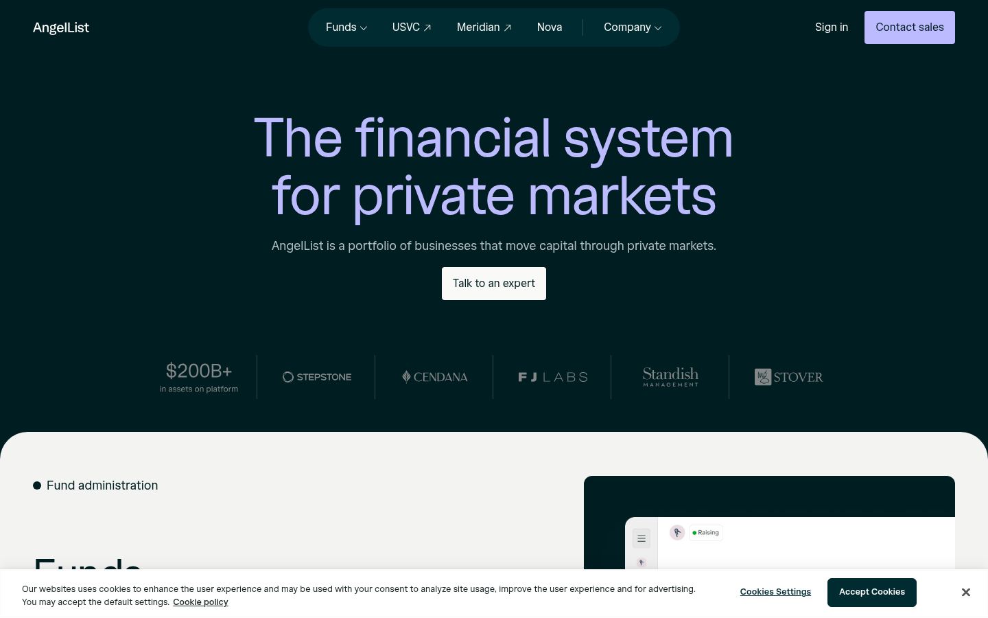 AngelList Stack &middot; HOMEPAGE_SCREENSHOT