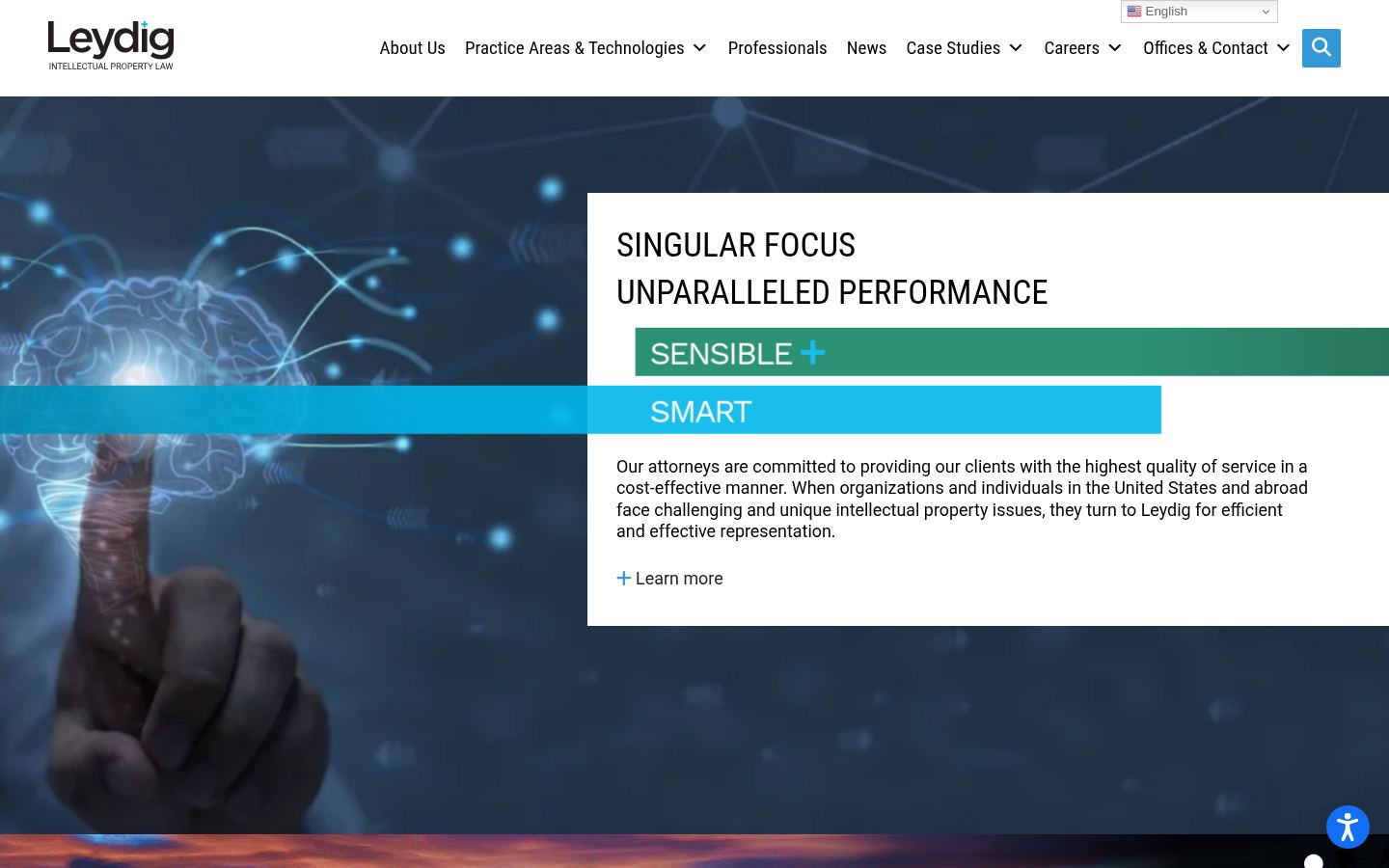 Leydig, Voit & Mayer LTD &middot; HOMEPAGE_SCREENSHOT