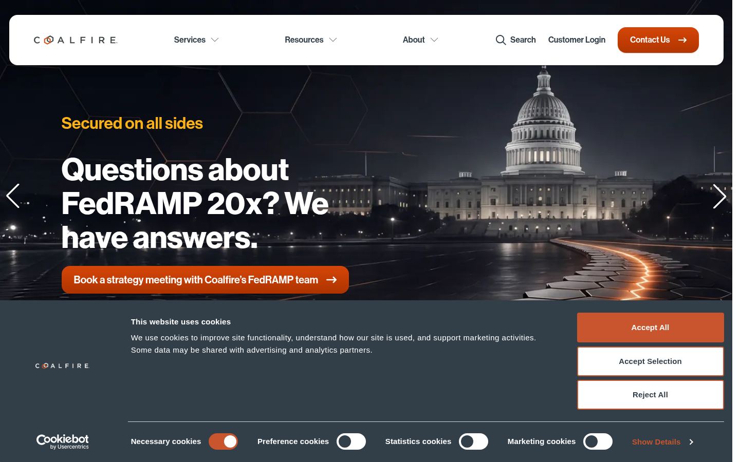 Coalfire &middot; HOMEPAGE_SCREENSHOT