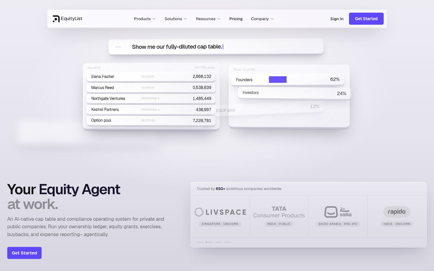 EquityList &middot; HOMEPAGE_SCREENSHOT