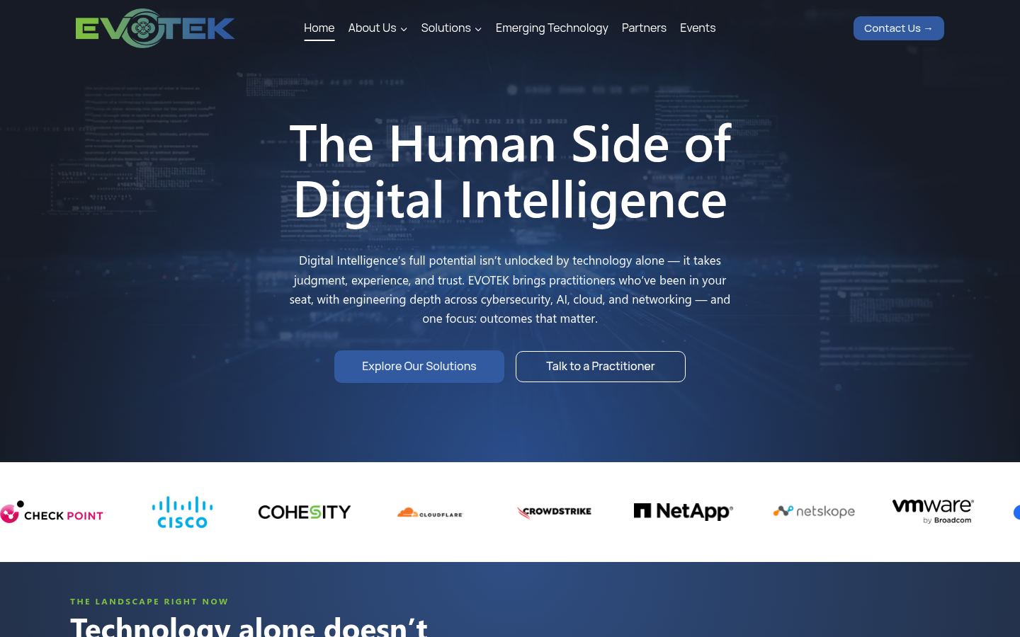 Evotek &middot; HOMEPAGE_SCREENSHOT