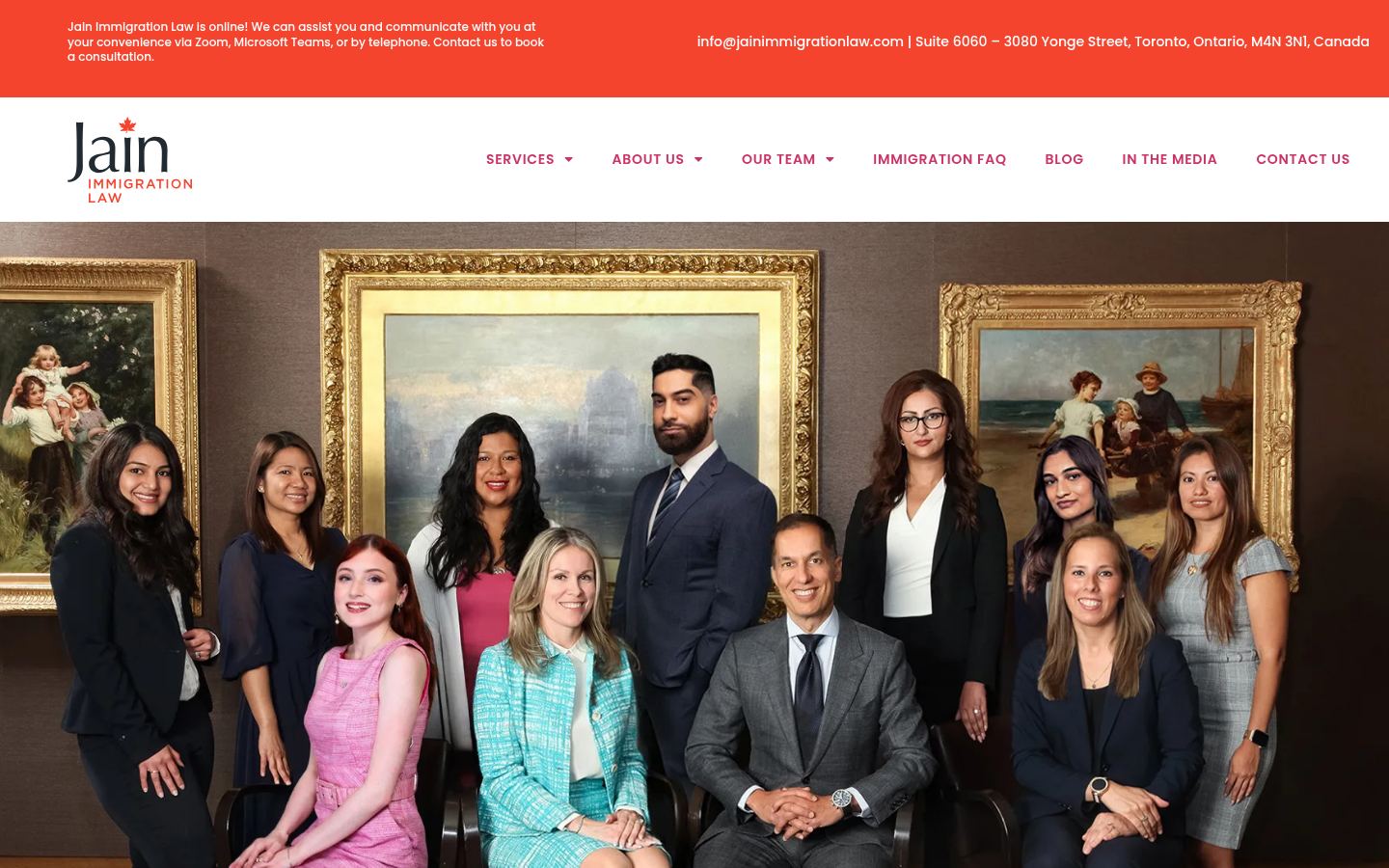 Jain Immigration Law &middot; HOMEPAGE_SCREENSHOT