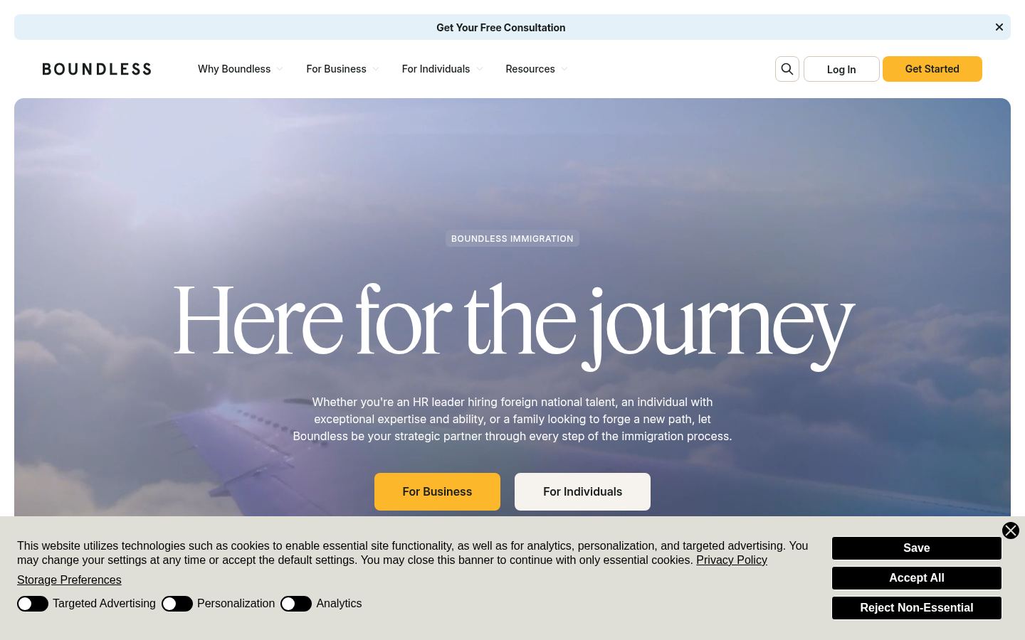 Boundless &middot; HOMEPAGE_SCREENSHOT