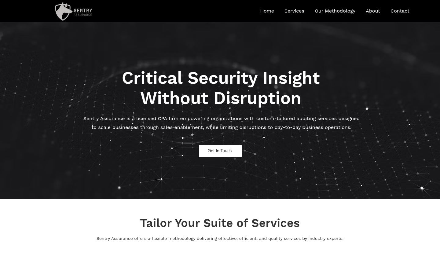 Sentry Assurance · HOMEPAGE_SCREENSHOT