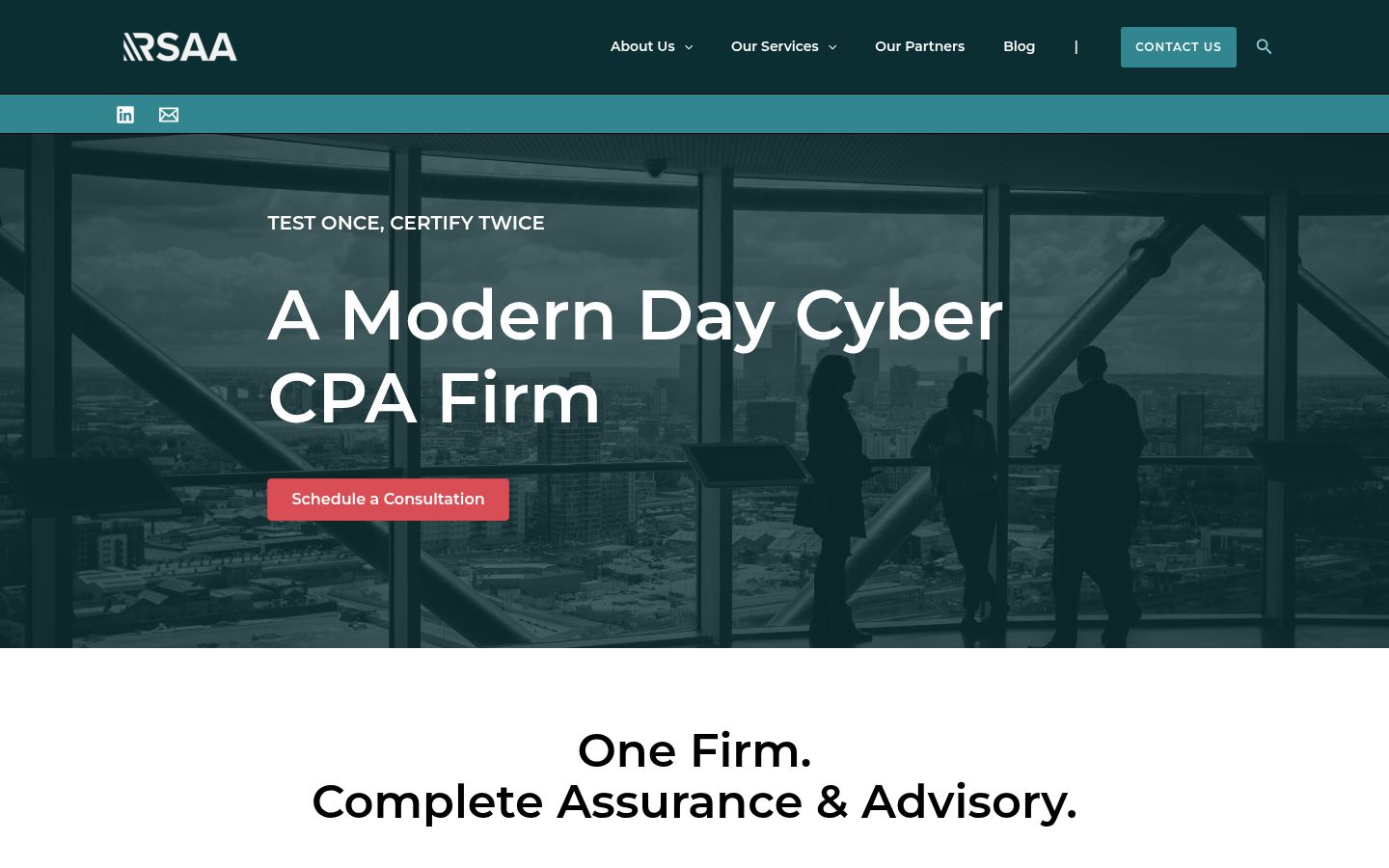 RS Assurance & Advisory (RSAA) &middot; HOMEPAGE_SCREENSHOT