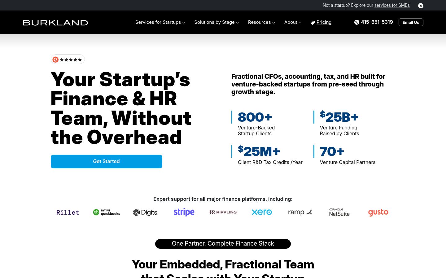 Burkland &middot; HOMEPAGE_SCREENSHOT