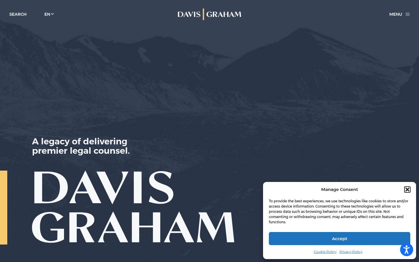 Davis Graham LLP · HOMEPAGE_SCREENSHOT