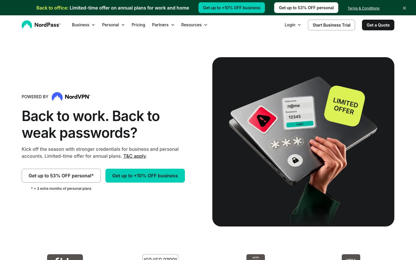 NordPass &middot; HOMEPAGE_SCREENSHOT