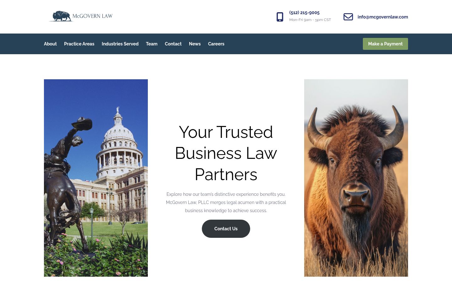 McGovern Law PLLC &middot; HOMEPAGE_SCREENSHOT