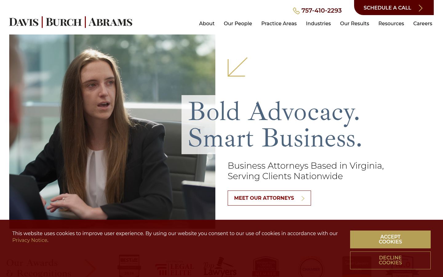 Davis, Burch & Abrams PLC &middot; HOMEPAGE_SCREENSHOT