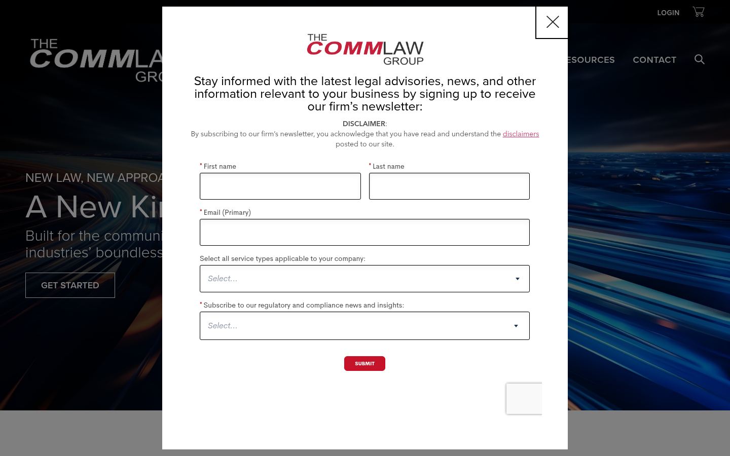 The CommLaw Group PLLC &middot; HOMEPAGE_SCREENSHOT