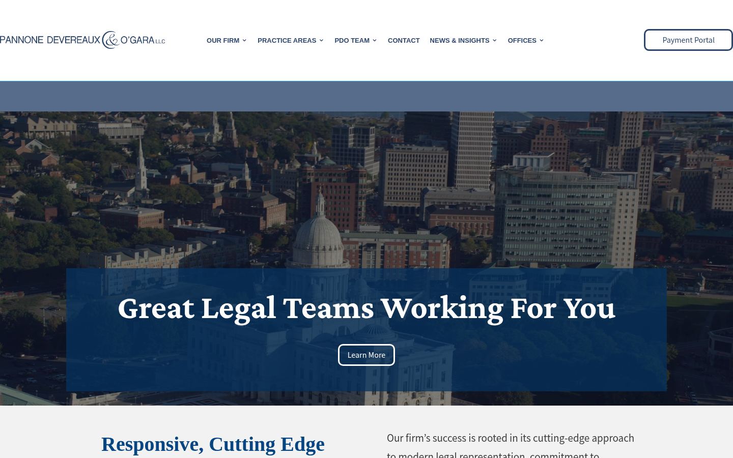 Pannone Devereaux & O'Gara LLC &middot; HOMEPAGE_SCREENSHOT