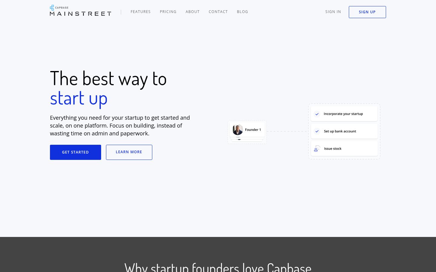 Capbase &middot; HOMEPAGE_SCREENSHOT