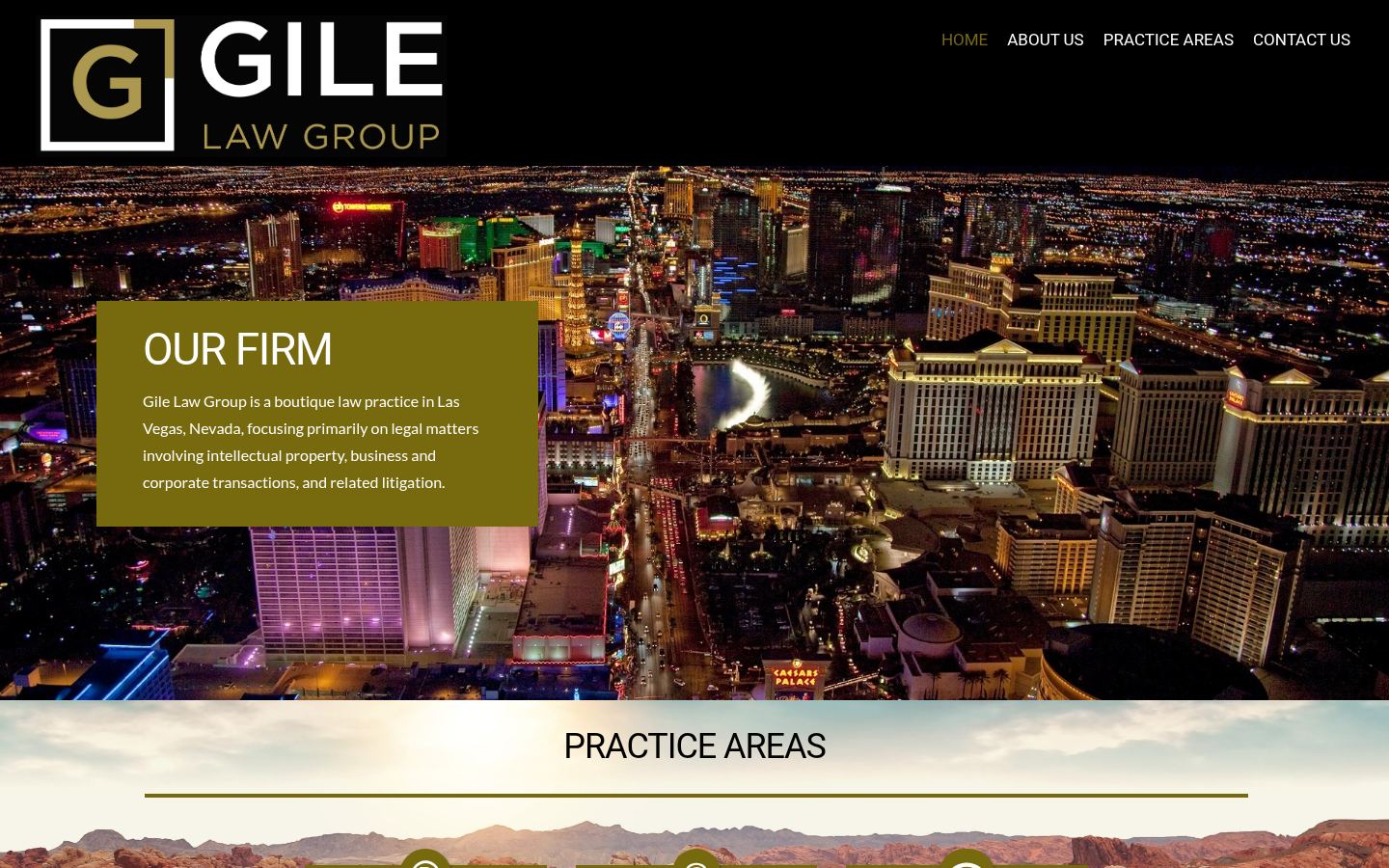 Gile Law Group &middot; HOMEPAGE_SCREENSHOT