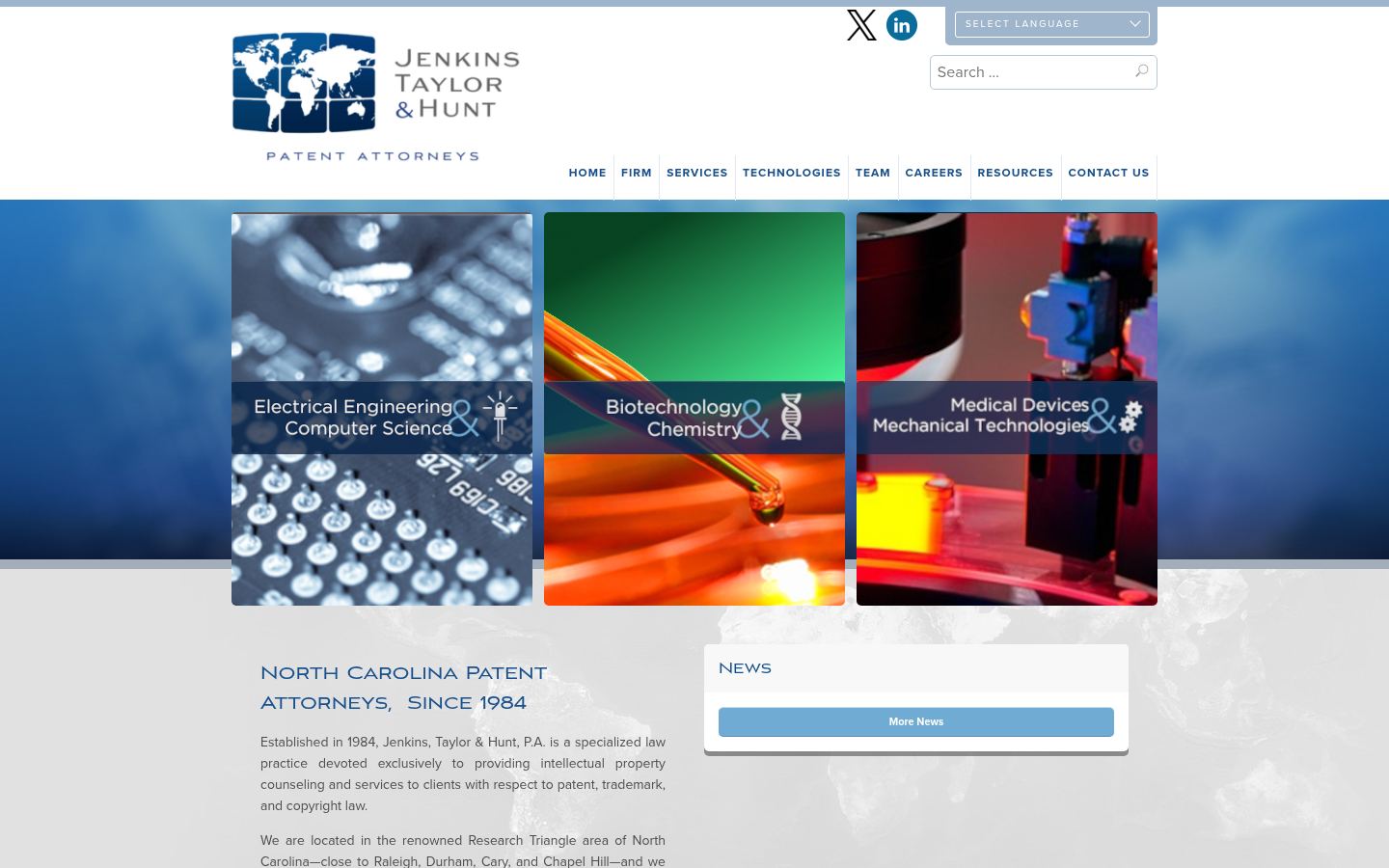 Jenkins, Taylor & Hunt PA &middot; HOMEPAGE_SCREENSHOT