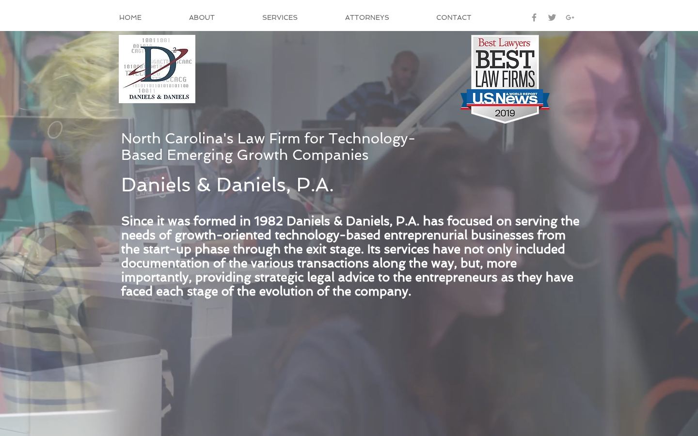 Daniels & Daniels PA &middot; HOMEPAGE_SCREENSHOT