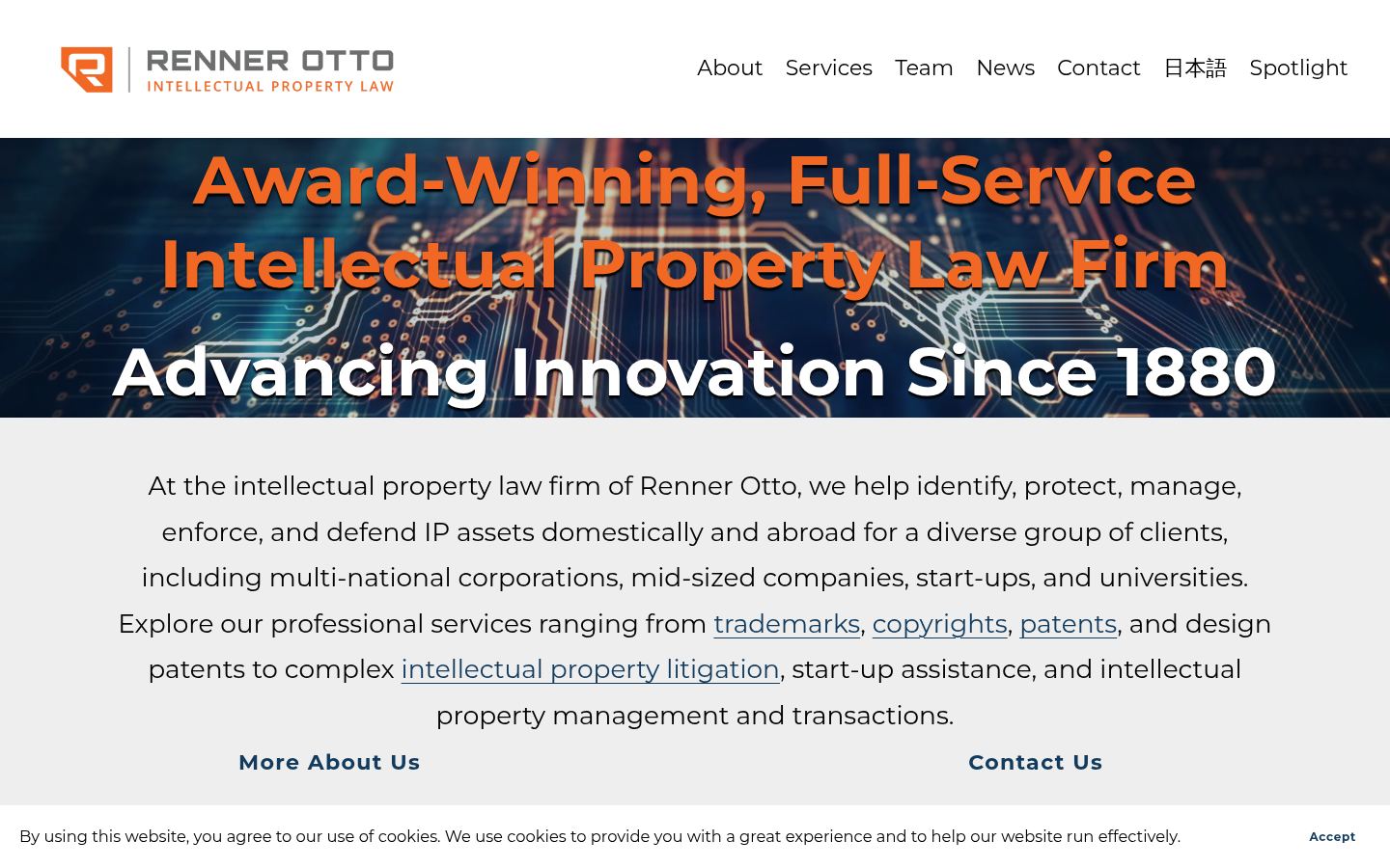 Renner Otto &middot; HOMEPAGE_SCREENSHOT