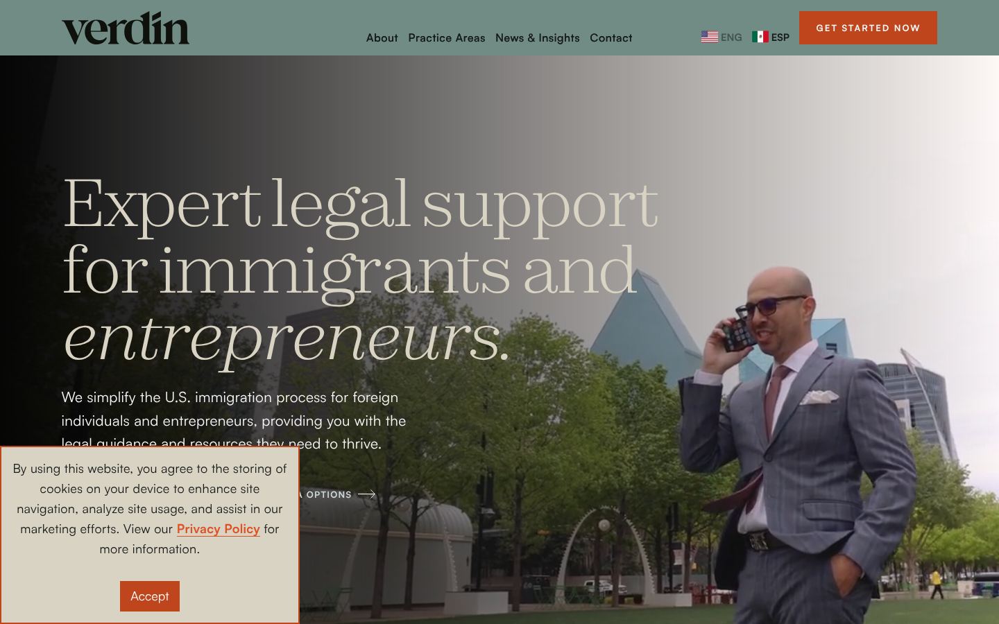 VERDIN Law &middot; HOMEPAGE_SCREENSHOT