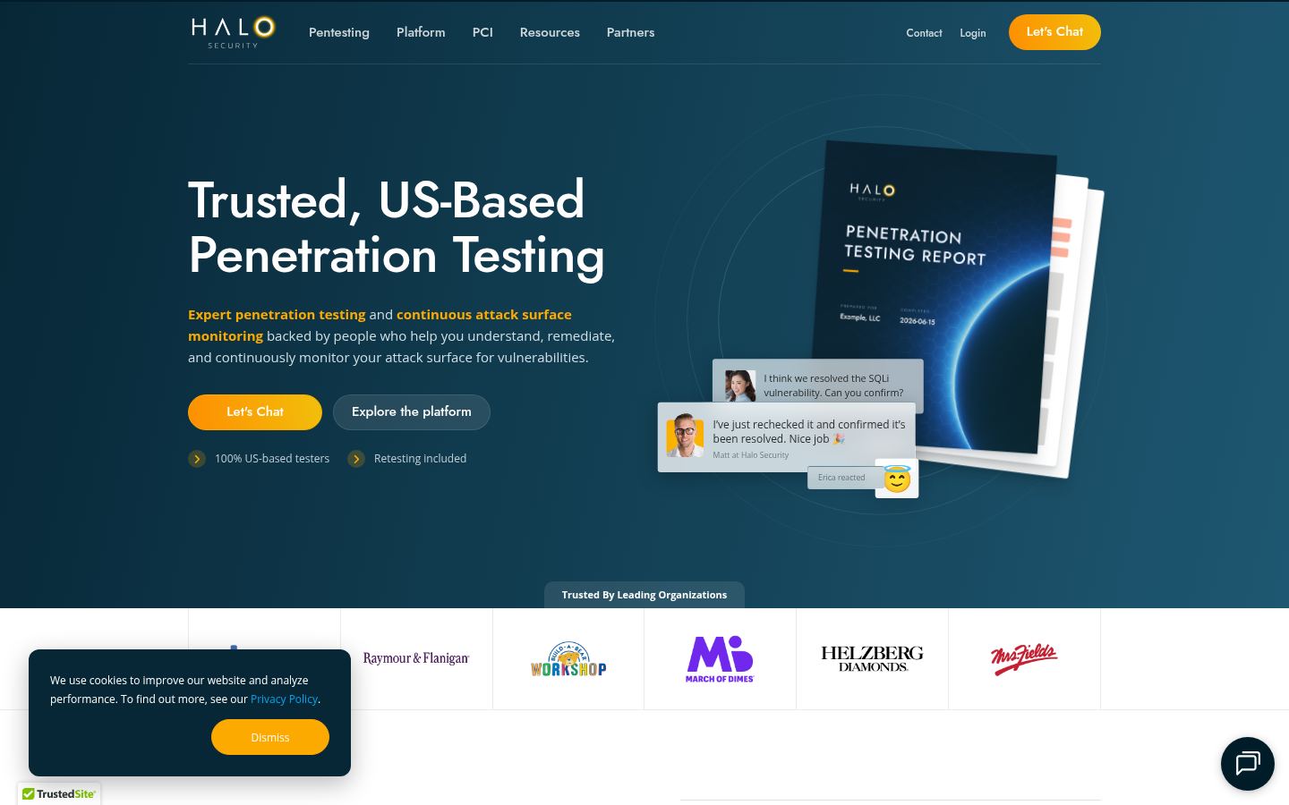 Halo Security &middot; HOMEPAGE_SCREENSHOT