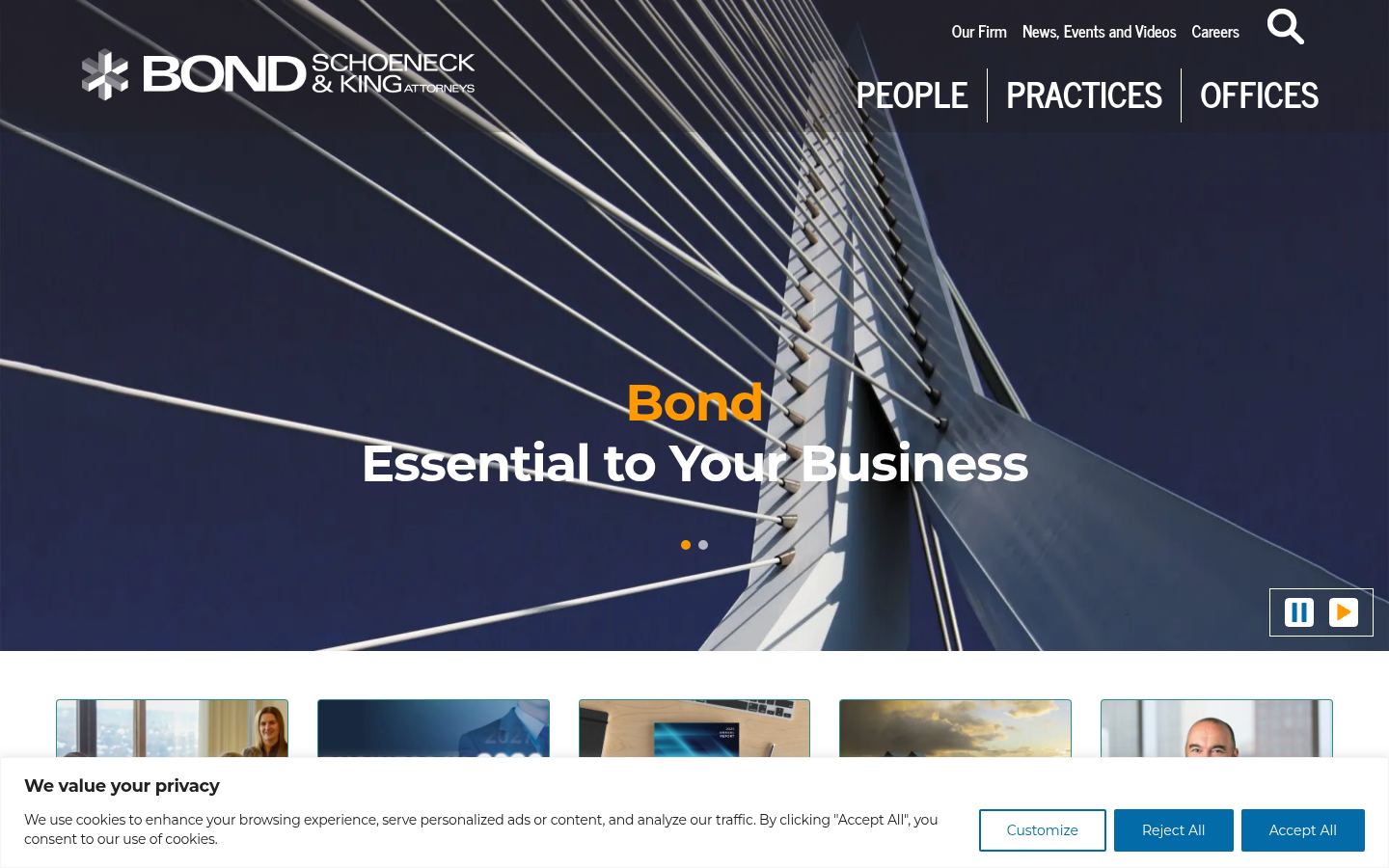 Bond, Schoeneck & King PLLC · HOMEPAGE_SCREENSHOT