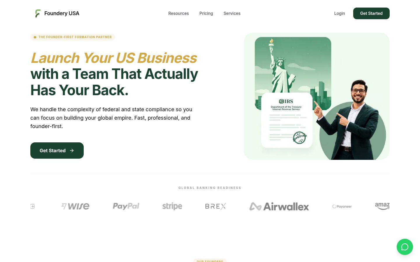 Foundery USA &middot; HOMEPAGE_SCREENSHOT