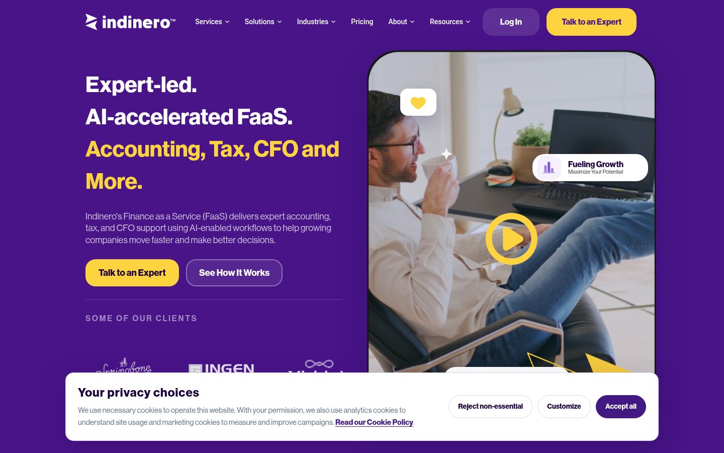 inDinero · HOMEPAGE_SCREENSHOT