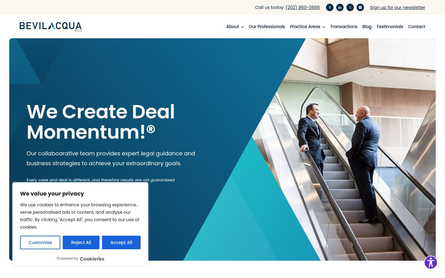 Bevilacqua PLLC &middot; HOMEPAGE_SCREENSHOT