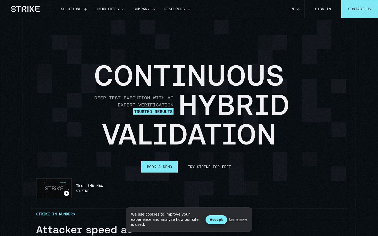 Strike Security &middot; HOMEPAGE_SCREENSHOT