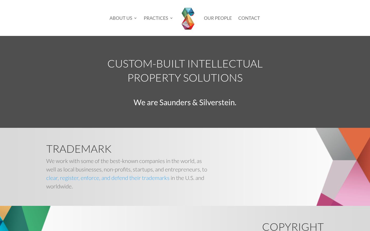 Saunders & Silverstein LLP &middot; HOMEPAGE_SCREENSHOT