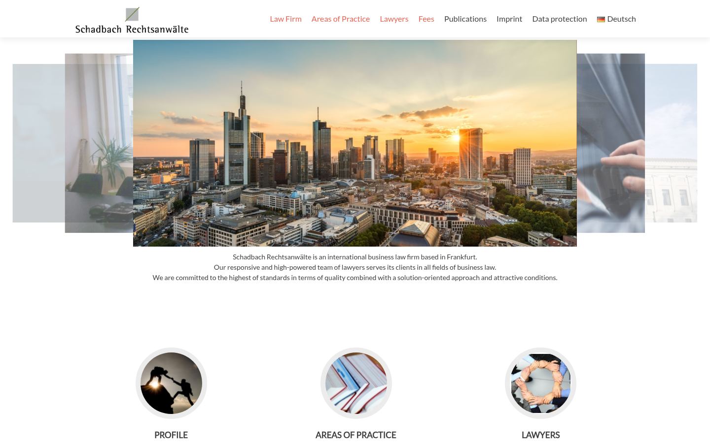 Schadbach Rechtsanwälte · HOMEPAGE_SCREENSHOT