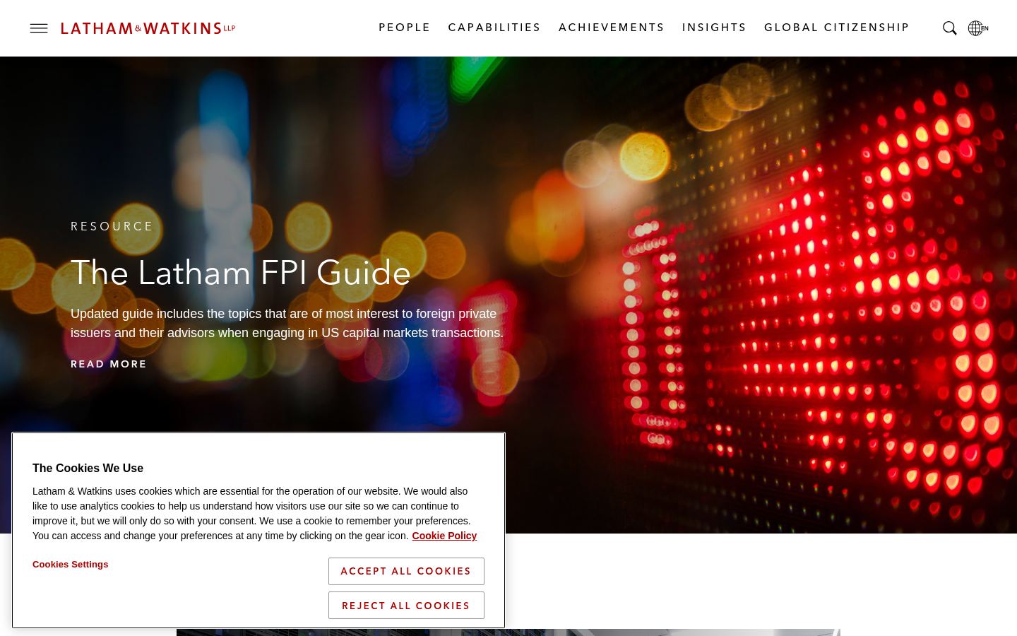 Latham & Watkins LLP · HOMEPAGE_SCREENSHOT