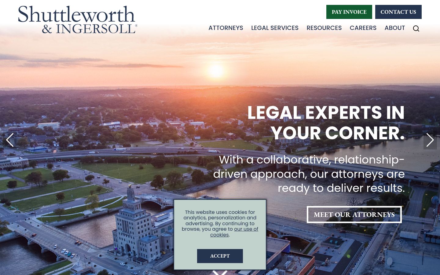Shuttleworth & Ingersoll PLC &middot; HOMEPAGE_SCREENSHOT