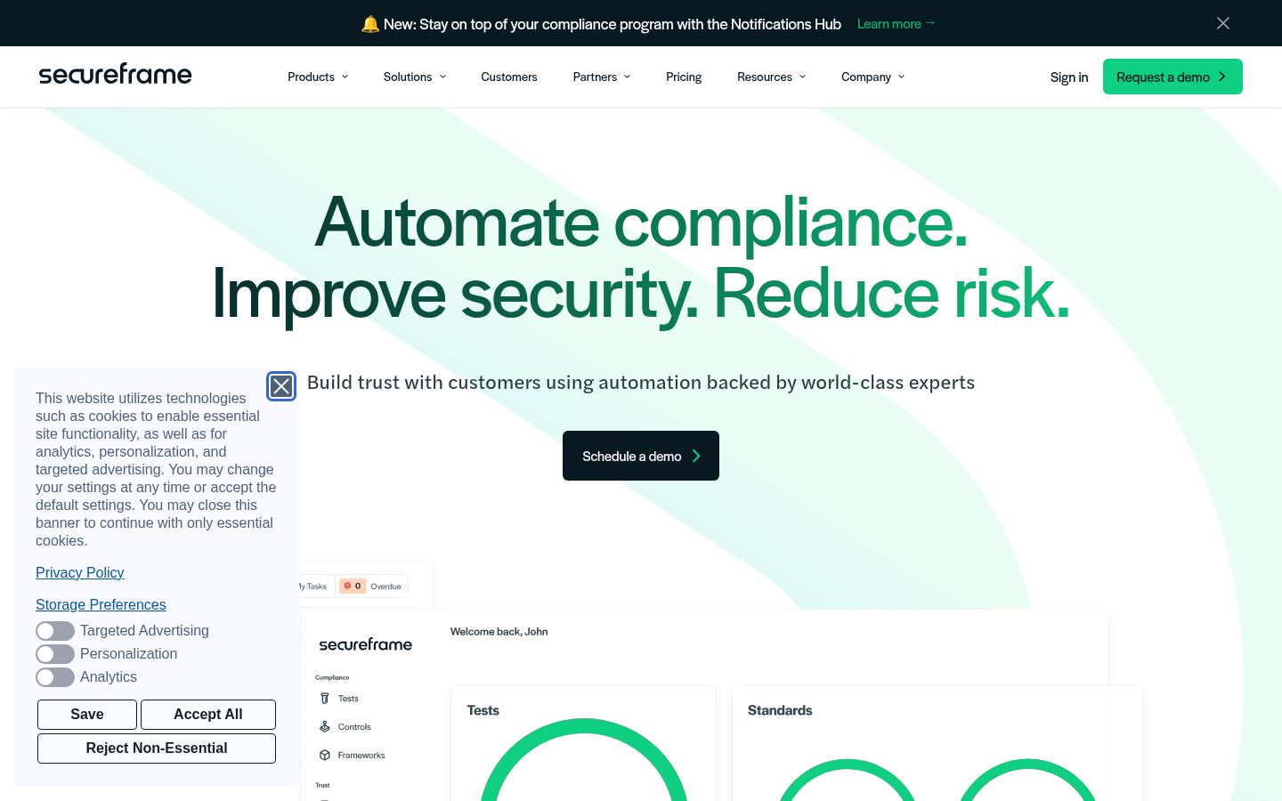 Secureframe &middot; HOMEPAGE_SCREENSHOT