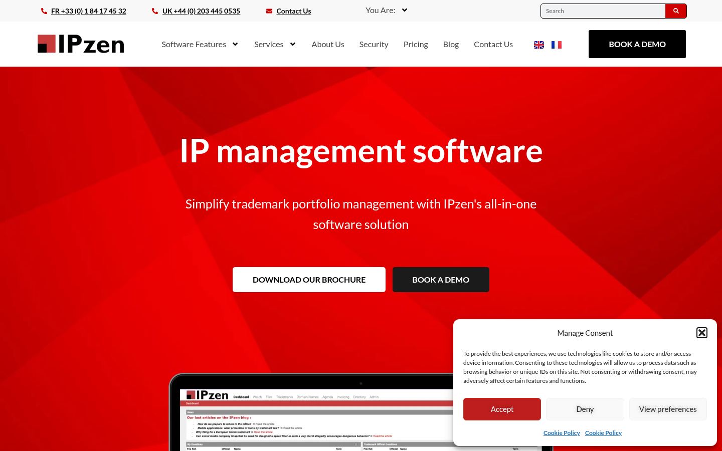 IPzen &middot; HOMEPAGE_SCREENSHOT