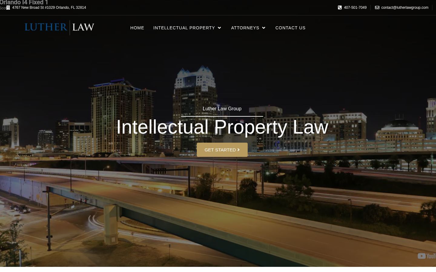 Luther Law PLLC · HOMEPAGE_SCREENSHOT