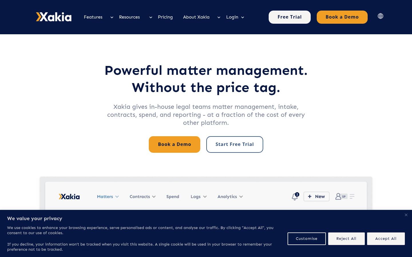 Xakia Technologies &middot; HOMEPAGE_SCREENSHOT