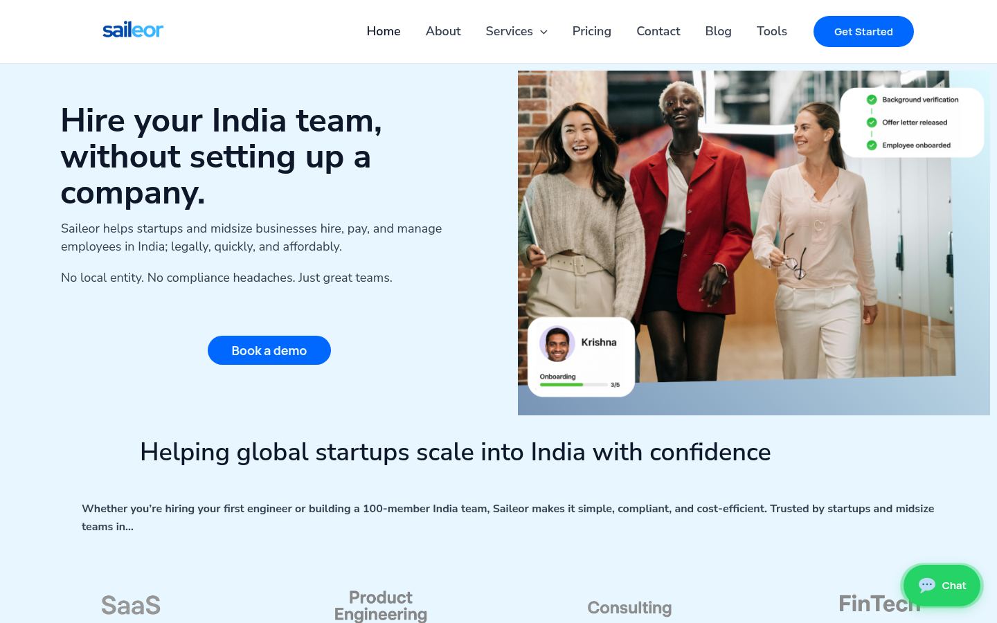 Saileor &middot; HOMEPAGE_SCREENSHOT