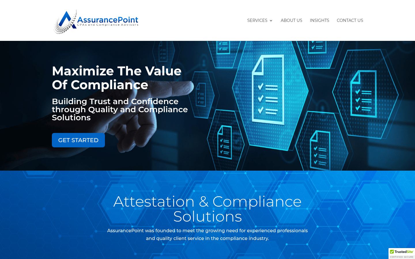 AssurancePoint &middot; HOMEPAGE_SCREENSHOT