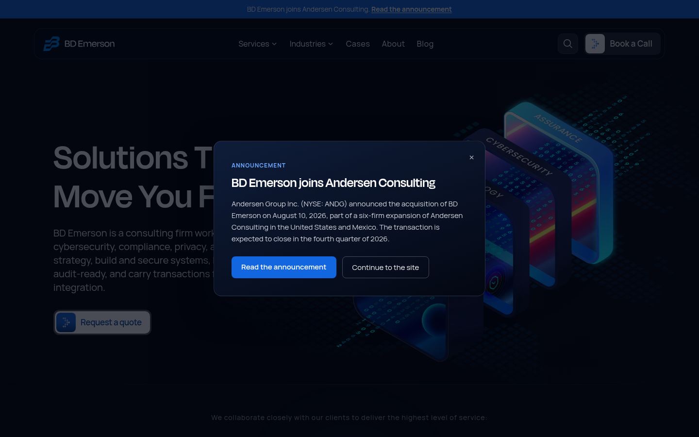 BD Emerson &middot; HOMEPAGE_SCREENSHOT