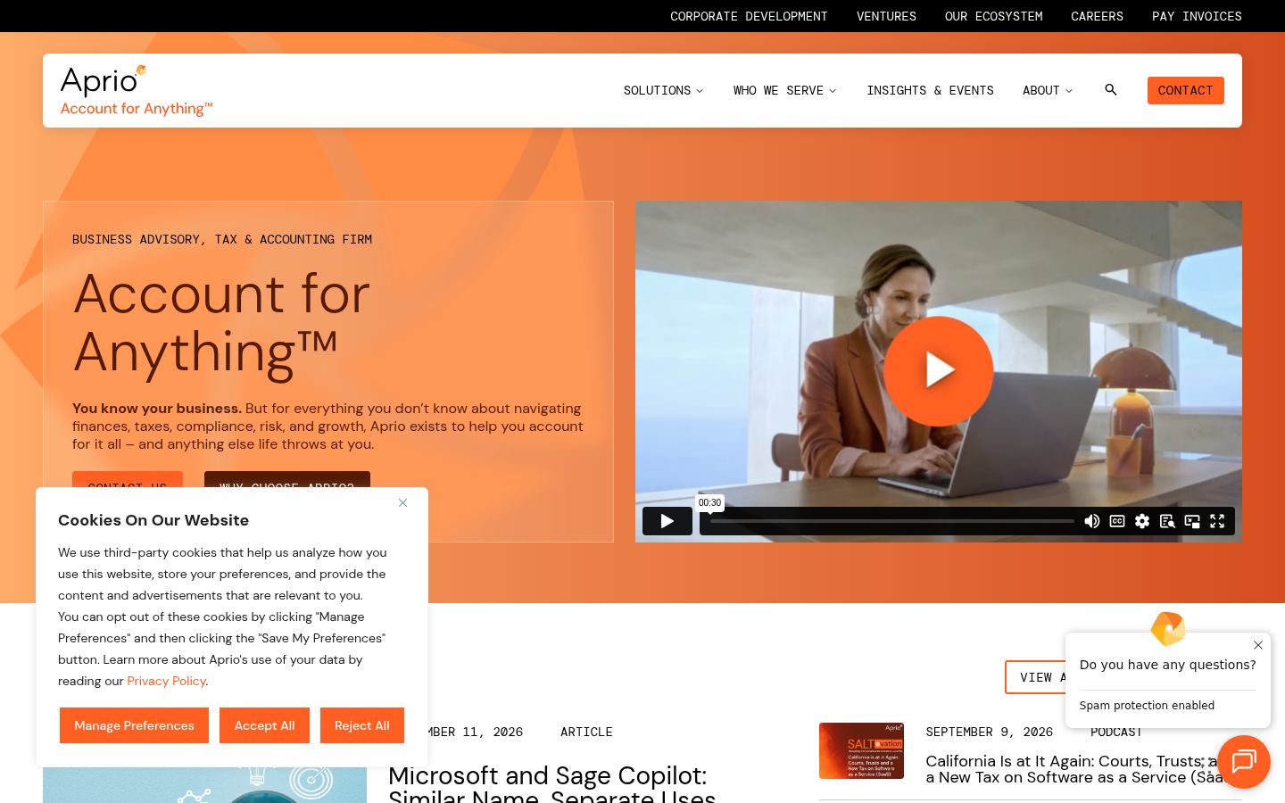 Aprio &middot; HOMEPAGE_SCREENSHOT