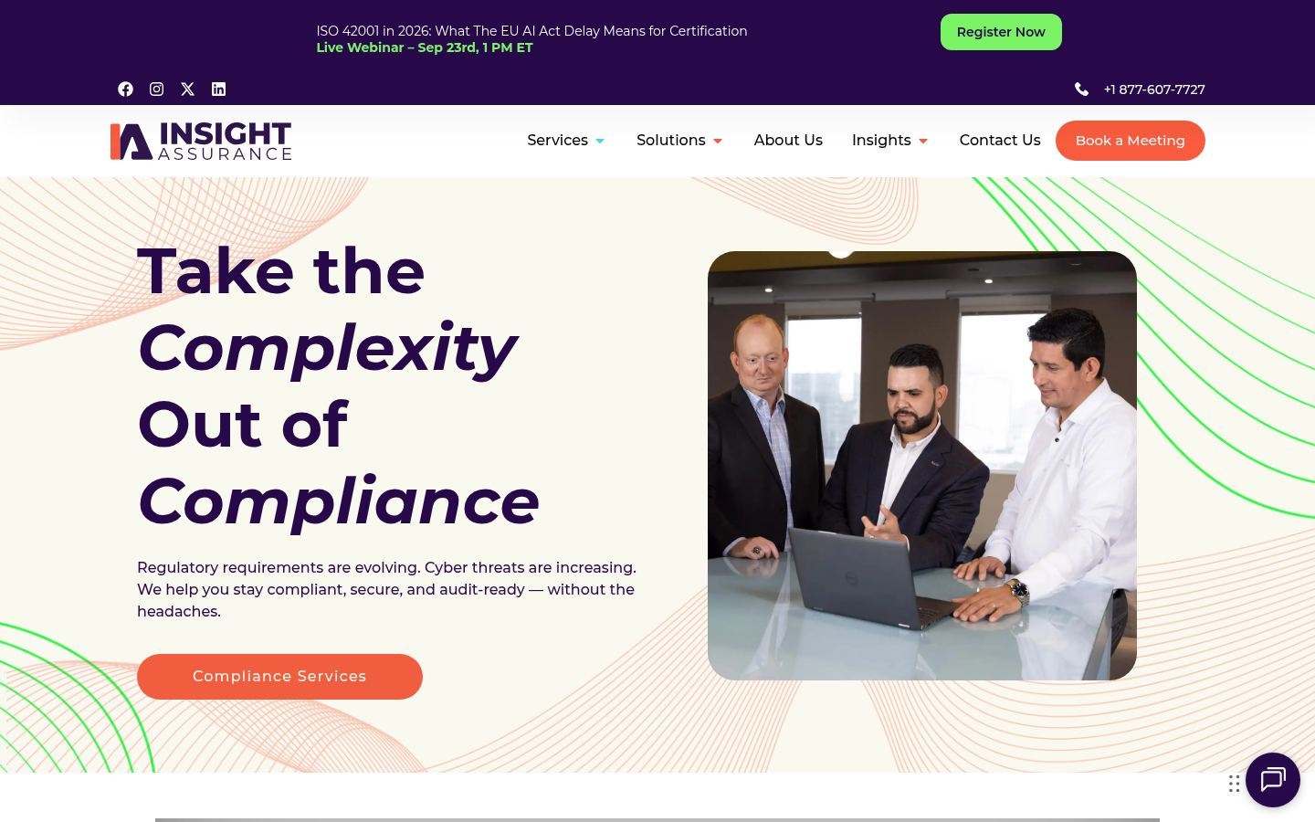 Insight Assurance &middot; HOMEPAGE_SCREENSHOT