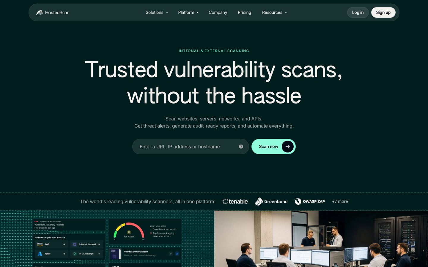 HostedScan &middot; HOMEPAGE_SCREENSHOT