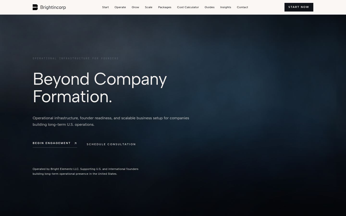 BrightIncorp &middot; HOMEPAGE_SCREENSHOT