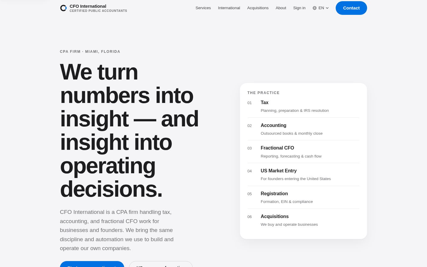 CFO International &middot; HOMEPAGE_SCREENSHOT